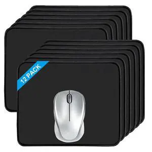 12 Pack Mouse Pad,Computer Mouse Pads with Non-Slip Rubber Base 12 Pack Mouse Pad,Computer Mouse Pads with Non-Slip Rubber Base