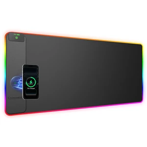 Wireless Charging Mouse Pad Gaming, 31.5"x15.8" Large Desk Mat, Waterproof | RGB Mousepad, Smooth Glide, Stitched Edge, Non-Slip Rubber Base, Desk Pad Computer Keyboard Mat, No Adapter Wireless Charging Mouse Pad Gaming, 31.5"x15.8" Large Desk Mat, Waterproof | RGB Mousepad, Smooth Glide, Stitched Edge, Non-Slip Rubber Base, Desk Pad Computer Keyboard Mat, No Adapter