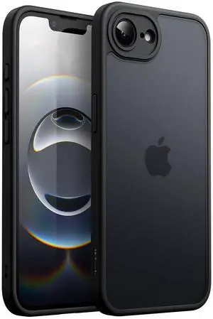 Matte Case for iPhone 17e/16e, Black Matte Case for iPhone 17e/16e, Black