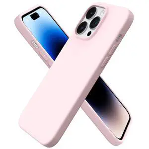 Compatible with iPhone 14 Pro Max Case 6.7, Slim Liquid Silicone 3 Layers Full Covered Soft Gel Rubber Phone Case Protective Cover with Microfiber Lining 6.7 inch-Chalk Pink Compatible with iPhone 14 Pro Max Case 6.7, Slim Liquid Silicone 3 Layers Full Covered Soft Gel Rubber Phone Case Protective Cover with Microfiber Lining 6.7 inch-Chalk Pink