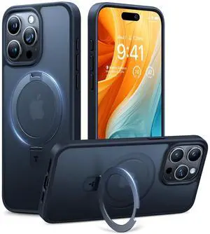 Magnetic Ostand for iPhone 15 Pro Max Case Mil-Grade Drop Tested Magnetic Ostand for iPhone 15 Pro Max Case Mil-Grade Drop Tested