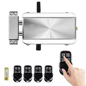 Remote Control Electronic Intelligent Door Lock, Smart Wireless,Electronic Deadbolt Anti-Theft Smart Hidden Door Lock,with 4 Remote Control,Keyless Access Control System for Home Remote Control Electronic Intelligent Door Lock, Smart Wireless,Electronic Deadbolt Anti-Theft Smart Hidden Door Lock,with 4 Remote Control,Keyless Access Control System for Home