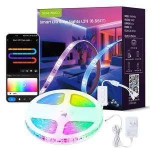 RGB+IC LED Strip Lights, Smart Bluetooth LED Light for Bedroom, Color Changing LED Strips with 44 Scene Modes(6.6ft) RGB+IC LED Strip Lights, Smart Bluetooth LED Light for Bedroom, Color Changing LED Strips with 44 Scene Modes(6.6ft)