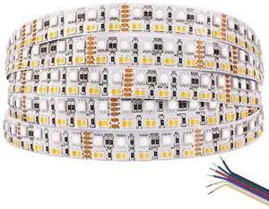 Brightest RGB+CCT Flexible led Strip Lights 270LEDs/Meter 5050 RGB + 2835 Warm White Daylight White Double Row Super Bright RGBWW Non-Waterproof Flexible LED Tape Light(DC24V 5meter/16.4ft) Brightest RGB+CCT Flexible led Strip Lights 270LEDs/Meter 5050 RGB + 2835 Warm White Daylight White Double Row Super Bright RGBWW Non-Waterproof Flexible LED Tape Light(DC24V 5meter/16.4ft)