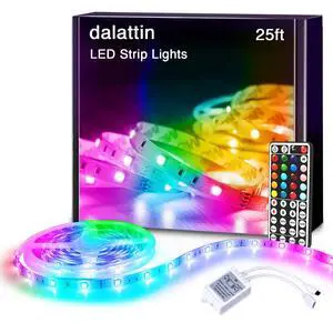 Led Lights for Bedroom 25ft RGB 5050 Led Strip Lights Color Changing Kit with 44 Keys Remote Controller and 12V Power Supply Led Light Strips Indoor Decoration,Easter Decor Led Lights for Bedroom 25ft RGB 5050 Led Strip Lights Color Changing Kit with 44 Keys Remote Controller and 12V Power Supply Led Light Strips Indoor Decoration,Easter Decor