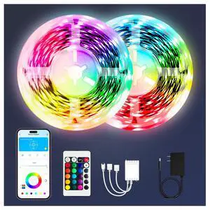 100FT LED Strip Lights RGB Color Changing for Bedroom 100FT LED Strip Lights RGB Color Changing for Bedroom