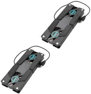 Gaming Laptop Cooling Pad 2pcs Notebook Cooler Foldable Design Ventilated Support for Laptops Gaming Laptop Cooling Pad 2pcs Notebook Cooler Foldable Design Ventilated Support for Laptops