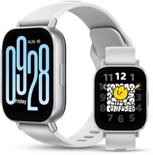 Redmi 5 Active Smart Watch, Step Counter Sport Watch for Women Men with 2" LCD Large Display, 140 Sports Modes, 5ATM Waterproof (Active-Matte Silver) Redmi 5 Active Smart Watch, Step Counter Sport Watch for Women Men with 2" LCD Large Display, 140 Sports Modes, 5ATM Waterproof (Active-Matte Silver)