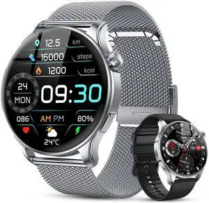 Smart Watch for Men Women Fitness: Make Answer Call Running Digital Mens Watches Waterproof Smartwatch Android Phone iPhone Samsung Compatible Heart Rate Sleep Monitor Smart Watch for Men Women Fitness: Make Answer Call Running Digital Mens Watches Waterproof Smartwatch Android Phone iPhone Samsung Compatible Heart Rate Sleep Monitor