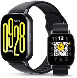 Redmi 5 Active Smart Watch, Step Counter Watch for Women Men with 2" LCD Large Display, 140 Sports Modes, 5ATM Waterproof (Active-Midnight Black) Redmi 5 Active Smart Watch, Step Counter Watch for Women Men with 2" LCD Large Display, 140 Sports Modes, 5ATM Waterproof (Active-Midnight Black)