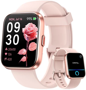 Smart Watches for Women, 1.8'' HD Women Smartwatch with Alexa Built-in, Bluetooth Calls, IP68 Waterproof, 7 Days Battery, Heart Rate/Sleep/SpO2 Monitor, 110 Sports Mode Smart Watches for Women, 1.8'' HD Women Smartwatch with Alexa Built-in, Bluetooth Calls, IP68 Waterproof, 7 Days Battery, Heart Rate/Sleep/SpO2 Monitor, 110 Sports Mode