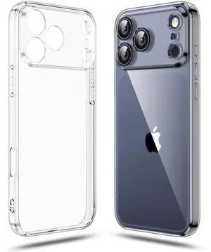 Clear TPU Case for iPhone 17 Pro Max with Camera Protection, Ultra Slim, Shockproof, Anti-Yellowing, Scratch-Resistant, Wireless Charging Compatible, Enhanced Grip (for iPhone 17 Pro Max) Clear TPU Case for iPhone 17 Pro Max with Camera Protection, Ultra Slim, Shockproof, Anti-Yellowing, Scratch-Resistant, Wireless Charging Compatible, Enhanced Grip (for iPhone 17 Pro Max)