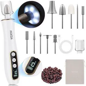 Cordless Nail Drill 2000RPM,Electric Nail File with 360° LED Light Cordless Nail Drill 2000RPM,Electric Nail File with 360° LED Light
