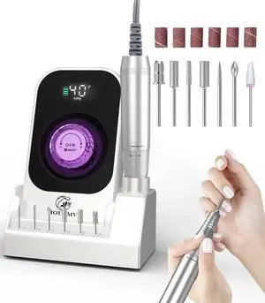 Portable Nail Drill Electric File: Professional Rechargeable E-File Machine Portable Nail Drill Electric File: Professional Rechargeable E-File Machine