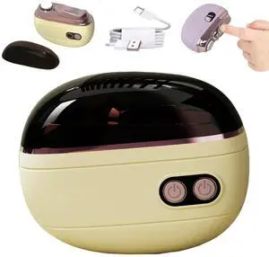 2-in-1 Smart Electric Nail Clipper & Polisher, Automatic Nail Clipper, Rechargeable Automatic Nail Trimmer and Polisher with LED Light, Anti-Pinch Design, Nail Grinder for Adults Seniors (Yellow) 2-in-1 Smart Electric Nail Clipper & Polisher, Automatic Nail Clipper, Rechargeable Automatic Nail Trimmer and Polisher with LED Light, Anti-Pinch Design, Nail Grinder for Adults Seniors (Yellow)