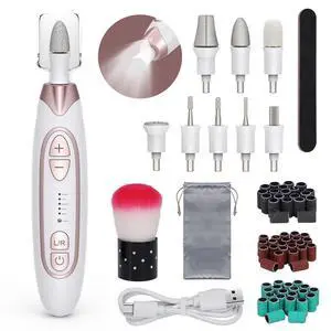 Electric Nail File, 5 Speeds Nail Grinder for Thick Toenails Electric Nail File, 5 Speeds Nail Grinder for Thick Toenails