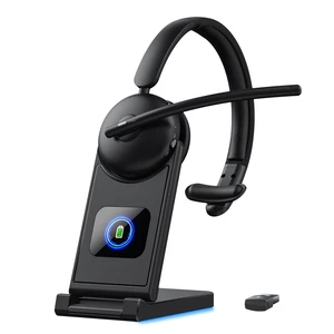 Wireless Headset with Mic for Work, Bluetooth Headset with Microphone(Noise Cancelling & Mute Button), 65H Battery Computer Headset with Microphone for PC with Fast Charge for Laptop/Call Center/Zooms Wireless Headset with Mic for Work, Bluetooth Headset with Microphone(Noise Cancelling & Mute Button), 65H Battery Computer Headset with Microphone for PC with Fast Charge for Laptop/Call Center/Zooms