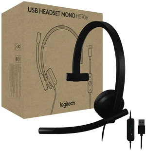 H570e USB Headset with Microphone, PC and Mac - Black | USB-A connection, inline controls, certified for Microsoft Teams, compatible with PC and Mac, microphone included H570e USB Headset with Microphone, PC and Mac - Black | USB-A connection, inline controls, certified for Microsoft Teams, compatible with PC and Mac, microphone included