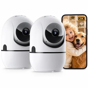 Indoor Camera for Home Security, 5G Baby Pet Camera with Phone App, 360° PTZ Indoor Camera for Baby MonitorDog Camera Motion Detection, 2-Way Audio, Night Vision, Cloud&SD Card Storage (2 Pack) Indoor Camera for Home Security, 5G Baby Pet Camera with Phone App, 360° PTZ Indoor Camera for Baby MonitorDog Camera Motion Detection, 2-Way Audio, Night Vision, Cloud&SD Card Storage (2 Pack)
