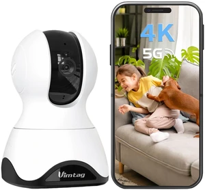 4K 8MP UHD Indoor Camera Pet/Dog/Cat/Baby/Nanny/Home Security Camera | with Phone App, 360° Pan/Tilt, 2.4G/5G Dual-Band Wi-Fi 6, Auto-Tracking, Smart AI Detection, Two-Way Audio, Works with Alexa 4K 8MP UHD Indoor Camera Pet/Dog/Cat/Baby/Nanny/Home Security Camera | with Phone App, 360° Pan/Tilt, 2.4G/5G Dual-Band Wi-Fi 6, Auto-Tracking, Smart AI Detection, Two-Way Audio, Works with Alexa