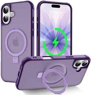 Compatible with iPhone 17 Case with Stand, Purple | Military Grade Shockproof, Slim iPhone 17 Phone Cases with Magnetic Ring Kickstand, Compatible with MagSafe Compatible with iPhone 17 Case with Stand, Purple | Military Grade Shockproof, Slim iPhone 17 Phone Cases with Magnetic Ring Kickstand, Compatible with MagSafe