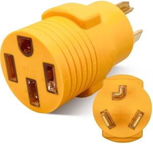 NEMA 10-30P to 14-50R Temporary EV Adapter, 24Amp Charger Plug for Tesla Model 3 Y S X, 3-Prong Old Dryer Socket to EV Charging Use Only, Non-grounding Plug Not for Any RV/Dryer NEMA 10-30P to 14-50R Temporary EV Adapter, 24Amp Charger Plug for Tesla Model 3 Y S X, 3-Prong Old Dryer Socket to EV Charging Use Only, Non-grounding Plug Not for Any RV/Dryer