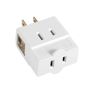 UL Listed 3 Way Flat Wall Outlet Extender Adapter - 2 Prong 3-Outlet | Polarized Indoor Wall Tap Plug Splitter, Perfect for Home and Travel, Type A, White (1 Pack) UL Listed 3 Way Flat Wall Outlet Extender Adapter - 2 Prong 3-Outlet | Polarized Indoor Wall Tap Plug Splitter, Perfect for Home and Travel, Type A, White (1 Pack)