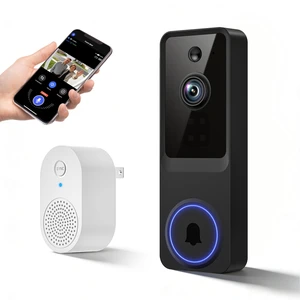 1080P Video Doorbell Camera Wireless with Infrared Night Vision | Smart AI Human Detection, 2.4G Wi-Fi Only, 2-Way Audio, Cloud Storage, Home Security Doorbell, Battery Powered 1080P Video Doorbell Camera Wireless with Infrared Night Vision | Smart AI Human Detection, 2.4G Wi-Fi Only, 2-Way Audio, Cloud Storage, Home Security Doorbell, Battery Powered