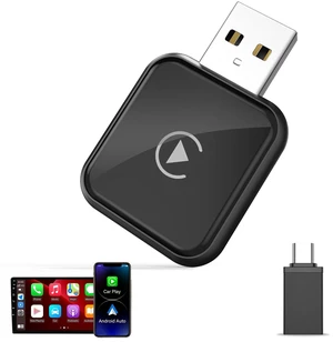 Wireless Carplay Adapter for iPhone/Android Latest UpgradePlay Plug & Play | Android Auto Wireless AdapterBluetooth Receiver Convert Wired to Wireless for Apple Car, Zero-Lag Media GPS Works with Wireless Carplay Adapter for iPhone/Android Latest UpgradePlay Plug & Play | Android Auto Wireless AdapterBluetooth Receiver Convert Wired to Wireless for Apple Car, Zero-Lag Media GPS Works with
