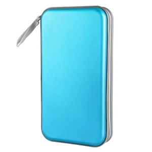 CD DVD Cases 96 Capacity Disc Storage Binder for Car(Sky Blue) | Hard Plastic CD DVD Disc Cases Storage Binder Wallet for Car Home Office Travel CD DVD Cases 96 Capacity Disc Storage Binder for Car(Sky Blue) | Hard Plastic CD DVD Disc Cases Storage Binder Wallet for Car Home Office Travel