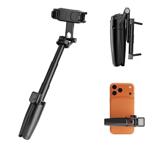 Mini Selfie Stick Tripod, 3-in-1 Pocket Phone Tripod Stand& Remote | & Dual Cold Shoes, Extendable Handheld Grip f Vlog Photography Livestream, Compatible with iPhone Android Smartphones Mini Selfie Stick Tripod, 3-in-1 Pocket Phone Tripod Stand& Remote | & Dual Cold Shoes, Extendable Handheld Grip f Vlog Photography Livestream, Compatible with iPhone Android Smartphones