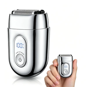 Electric Foil Shaver for Men Mini Travel Razor Portable | IPX7 Waterproof Wet/Dry 90Min Runtime LED Display USB-C Fast Charging Travel Lock 2 Speeds Dual Floating Blades Gift for Men Electric Foil Shaver for Men Mini Travel Razor Portable | IPX7 Waterproof Wet/Dry 90Min Runtime LED Display USB-C Fast Charging Travel Lock 2 Speeds Dual Floating Blades Gift for Men