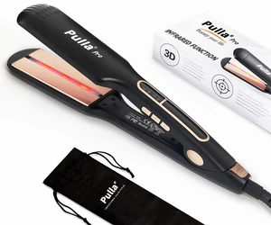 Hair Straightener, 2 inch Wide Ceramic Flat Iron with Infrared Tech | 25s Fast Heat | Dual Voltage for Travel | 230450°F Temp Control | Infrared Tech: Tame Frizz & Shine for All Hair Types Hair Straightener, 2 inch Wide Ceramic Flat Iron with Infrared Tech | 25s Fast Heat | Dual Voltage for Travel | 230450°F Temp Control | Infrared Tech: Tame Frizz & Shine for All Hair Types