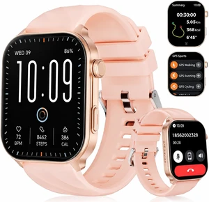 Smart Watches for Women, GPS, 2.01" HD Fitness Watch Rose Gold | 2.01"HD Touchscreen, for iPhone/Android Phones, Fitness Tracker, Heart Rate/Sleep Monitor, 110+ Sport, Waterproof Smart Watches for Women, GPS, 2.01" HD Fitness Watch Rose Gold | 2.01"HD Touchscreen, for iPhone/Android Phones, Fitness Tracker, Heart Rate/Sleep Monitor, 110+ Sport, Waterproof