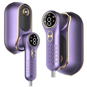 Travel Steamer, 1200W Portable Handheld Fabric Steamer for Clothes | 4Modes with LCD Display, Powerful Wrinkle Remover, 150ML Water Tank, 10S Fast Heat-Up, 120V Only (Not for Europe), Purple Travel Steamer, 1200W Portable Handheld Fabric Steamer for Clothes | 4Modes with LCD Display, Powerful Wrinkle Remover, 150ML Water Tank, 10S Fast Heat-Up, 120V Only (Not for Europe), Purple