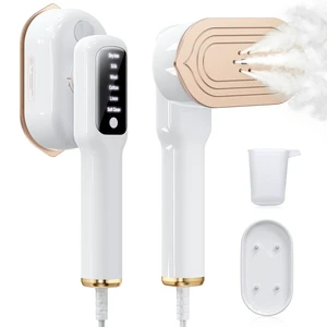 2026 Travel Steamer for Clothes, 2-in-1 Portable Steamer for Clothes, Handheld Garment Steamer and Iron, 1200W with LED Display, 15s Heat-Up, Ceramic Soleplate, Self-Cleaning, 120V 2026 Travel Steamer for Clothes, 2-in-1 Portable Steamer for Clothes, Handheld Garment Steamer and Iron, 1200W with LED Display, 15s Heat-Up, Ceramic Soleplate, Self-Cleaning, 120V