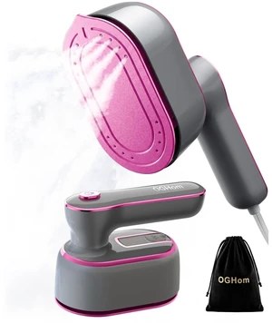 Steamer for Clothes, 2-in-1 Handheld Clothes Steamer with Dry & Steam Ironing, 180° Rotatable Handle, 20s Fast Heat-Up, 970W Portable Travel Steamer for Clothes, Compact for Home & Travel Steamer for Clothes, 2-in-1 Handheld Clothes Steamer with Dry & Steam Ironing, 180° Rotatable Handle, 20s Fast Heat-Up, 970W Portable Travel Steamer for Clothes, Compact for Home & Travel