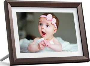 Digital Picture Frame WiFi 10 inch IPS Touch Screen Digital Photo Frame Display, 32GB Storage, Auto-Rotate, Share Photos via App, Email, Cloud, Classic 10 Brown Digital Picture Frame WiFi 10 inch IPS Touch Screen Digital Photo Frame Display, 32GB Storage, Auto-Rotate, Share Photos via App, Email, Cloud, Classic 10 Brown
