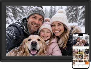 WiFi Digital Picture Frame, 10.1 Inch Touchscreen, Easy to Use | Share Photos from Your Phone, Invite Family to Join In, and Keep Memories CloserA Thoughtful Gift for Family, Women and Mom WiFi Digital Picture Frame, 10.1 Inch Touchscreen, Easy to Use | Share Photos from Your Phone, Invite Family to Join In, and Keep Memories CloserA Thoughtful Gift for Family, Women and Mom