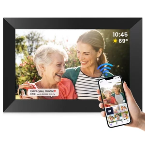 Uhale 10.1" WiFi Digital Picture Frame, Electronic Photo Frames, 32GB | 1280x800 HD IPS Touch Screen, Slideshow, Wall Mount/Tabletop, Send Photos/Videos from Phone, Gifts for Mom - Black Uhale 10.1" WiFi Digital Picture Frame, Electronic Photo Frames, 32GB | 1280x800 HD IPS Touch Screen, Slideshow, Wall Mount/Tabletop, Send Photos/Videos from Phone, Gifts for Mom - Black