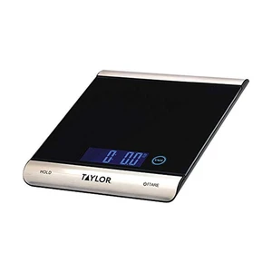 Digital High Capacity Kitchen Scale - 33 lb Max Capacity | High Capacity 33 lb Food Scale with Tempered Glass Platform, Hold Feature, Stainless Steel Accents, Black Digital High Capacity Kitchen Scale - 33 lb Max Capacity | High Capacity 33 lb Food Scale with Tempered Glass Platform, Hold Feature, Stainless Steel Accents, Black
