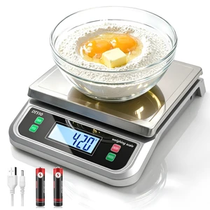 88lb Food Scale Stainless Steel with 6 Unit and Tare PCS Funtion | Commercial Kitchen Scale, with Full View LCD Display Large Kitchen Scale for Baking, Cooking, flour, fruits Silver 88lb Food Scale Stainless Steel with 6 Unit and Tare PCS Funtion | Commercial Kitchen Scale, with Full View LCD Display Large Kitchen Scale for Baking, Cooking, flour, fruits Silver