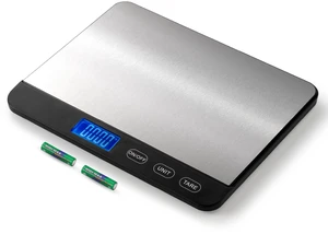 Food Scale 44lb/20kg, Extra-Large Platform Digital Kitchen Scale, 1g/0.1oz High Precision, Stainless Steel/Tempered Glass, Weight Grams and oz for Cooking Baking Meal Prep Sourdough Bread Food Scale 44lb/20kg, Extra-Large Platform Digital Kitchen Scale, 1g/0.1oz High Precision, Stainless Steel/Tempered Glass, Weight Grams and oz for Cooking Baking Meal Prep Sourdough Bread