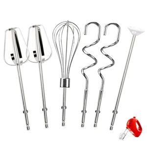 Hand Mixer Beaters Attachments for OVENTE 5-Speed Electric Hand Mixer HM151 Including Turbo Beater, Stainless Steel Whisk, Dough Hooks, Blending Rod Compatible with HM151R HM151W HM151B HM151T, 6 Pack Hand Mixer Beaters Attachments for OVENTE 5-Speed Electric Hand Mixer HM151 Including Turbo Beater, Stainless Steel Whisk, Dough Hooks, Blending Rod Compatible with HM151R HM151W HM151B HM151T, 6 Pack