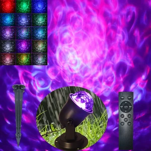 Christmas Halloween Projector Lights Outdoor, Projector Lights Outdoor Decorations for Yard, 15 Colors Water Wave Ocean Effect Night Lights Projector, Waterproof, Remote, Timing Christmas Halloween Projector Lights Outdoor, Projector Lights Outdoor Decorations for Yard, 15 Colors Water Wave Ocean Effect Night Lights Projector, Waterproof, Remote, Timing