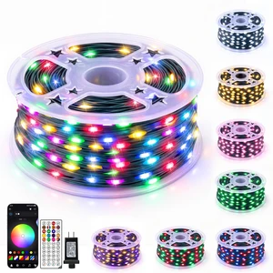Smart Christmas Lights, 132FT 400 LED Color Changing String Lights | RGBW Christmas Tree Lights with APP & Remote Control, IP67 Dimmable Twinkle Light for Indoor Outdoor Xmas Holiday Party Decor Smart Christmas Lights, 132FT 400 LED Color Changing String Lights | RGBW Christmas Tree Lights with APP & Remote Control, IP67 Dimmable Twinkle Light for Indoor Outdoor Xmas Holiday Party Decor