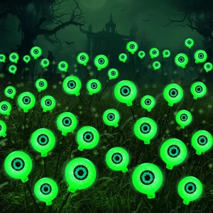 Halloween Decorations Outdoor Solar Scary Eyeball Lights, 8 Pcs 48LEDs Green Pathway Yard Stakes, Waterproof Firefly Lights for Halloween Graveyard Yard Garden Patio Walkway Party Halloween Decorations Outdoor Solar Scary Eyeball Lights, 8 Pcs 48LEDs Green Pathway Yard Stakes, Waterproof Firefly Lights for Halloween Graveyard Yard Garden Patio Walkway Party