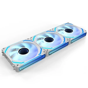 COSMIQ 120mm PC Case Fan, Infinity Mirror FDB 2000 RPM with 5V 3-PIN Connector and Small Controller, Daisy Chain PWM PC RGB Fans for Cases CPU Liquid Coolers, White, Reverse Fan COSMIQ 120mm PC Case Fan, Infinity Mirror FDB 2000 RPM with 5V 3-PIN Connector and Small Controller, Daisy Chain PWM PC RGB Fans for Cases CPU Liquid Coolers, White, Reverse Fan