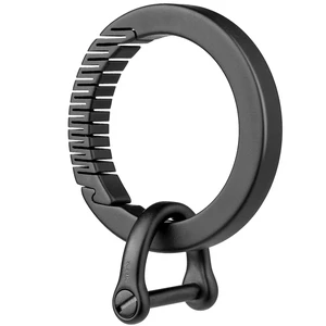 Titanium Carabiner Keychain Clip,D Key Rings for Keychains,Quick Release Keychain,Key Chain Clip for Men Women (Black) Titanium Carabiner Keychain Clip,D Key Rings for Keychains,Quick Release Keychain,Key Chain Clip for Men Women (Black)