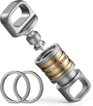 Titanium Quick Release Keychain, Small Detachable Key Chain Ring, Heavy Duty Key ring Holder for Men Women Car Keys Titanium Quick Release Keychain, Small Detachable Key Chain Ring, Heavy Duty Key ring Holder for Men Women Car Keys
